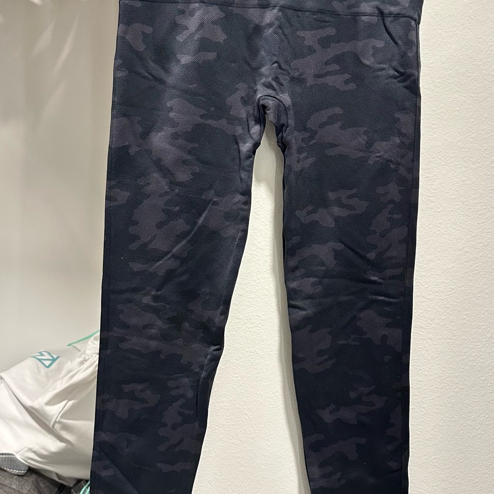 SPANX Kids Black Camouflage Leggings